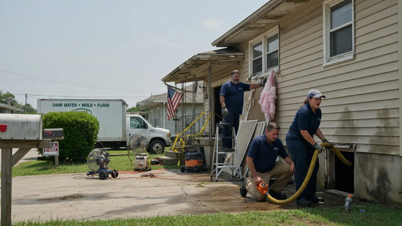 Water Damage Repair in Santa Anna, TX near me
